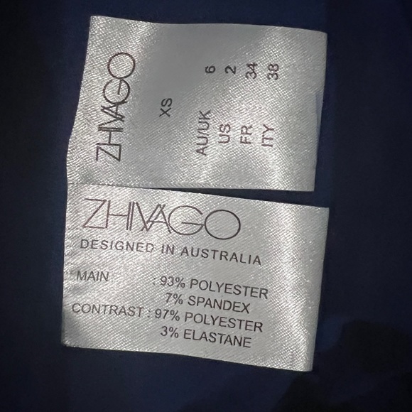 Zhivago Miracle Halter Midi Dress Navy New - Picture 8 of 9